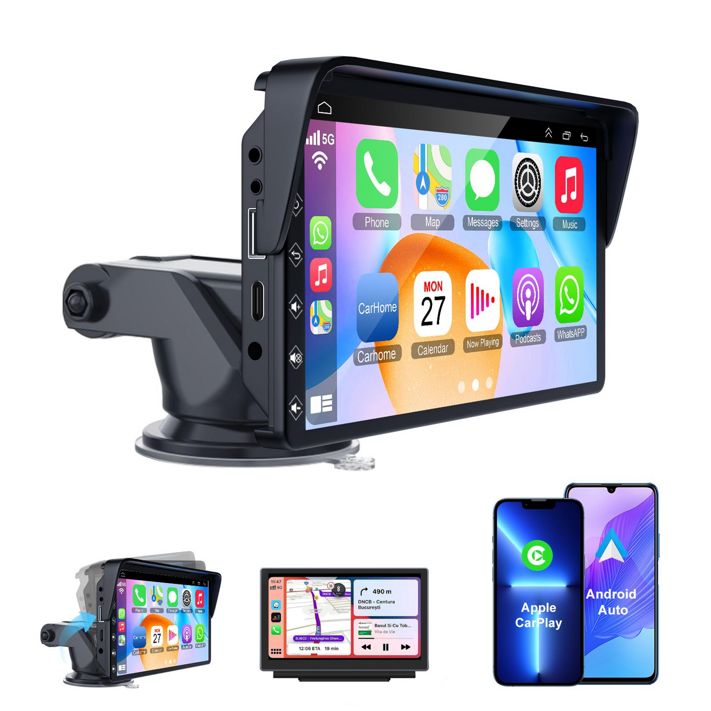 Portable CarPlay Touch Screen